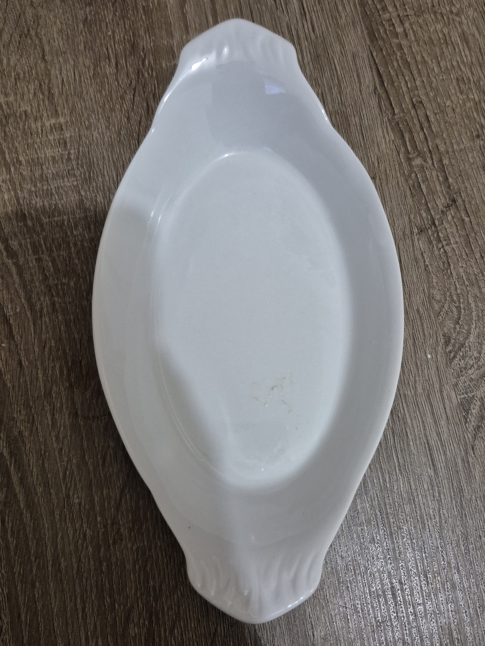 Elegant White Ceramic Oval Serving Platter